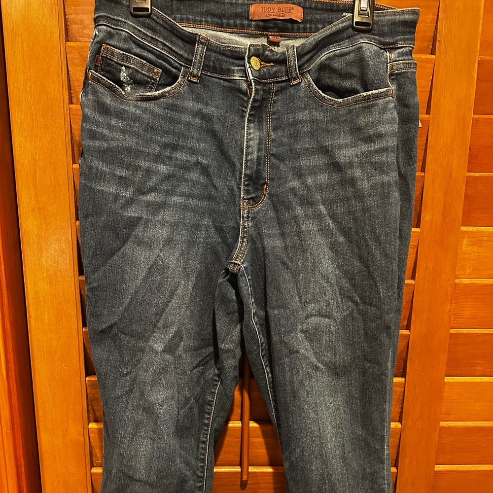 Judy Blue Women's Dark Blue Ankle Jeans